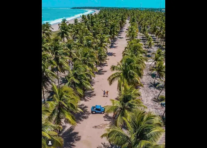 Flat Moderno em Porto de Galinhas com vista Mar e restaurante na cobertura